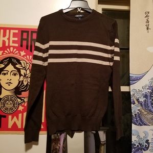 Brown Striped Sweater